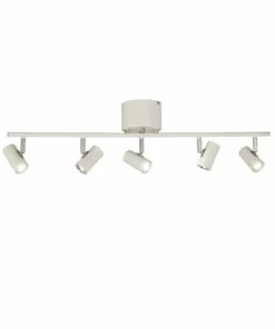 Lampani Gusto Valkoinen/Kromi LED/Himmennin 5-os. Kohdevalaisin