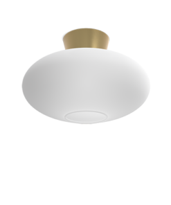 Lampani Bullo XL Messinki/Opaali 38cm IP21 Plafond