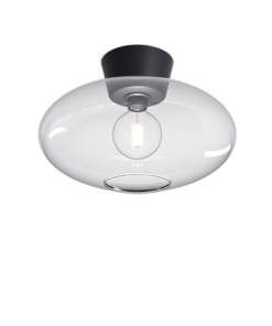 Lampani Bullo XL Musta/Krikas 38cm IP21 Plafond