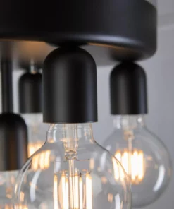 Lampani Regal Musta 6-os. IP21 Plafondi -Lampan kauppa belid regal svart 6a ip21 plafond 3