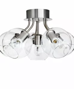 Lampani Tage Hopea/Kirkas 50 cm Plafondi