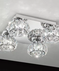 Lampani Corliano 40×40 LED Plafondi