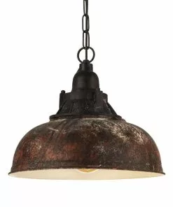 Lampani Grantham 1 Antikbrun 37Cm Taklampa