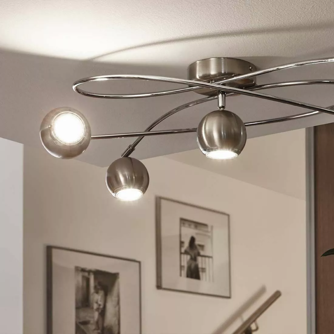 Locanda Teräs 5×LED Kohdevalaisin Lampani Locanda Teräs 5×LED Kohdevalaisin -Lampan kauppa eglo locanda stal 5xled spotlight 2