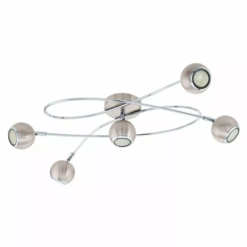 Locanda Teräs 5×LED Kohdevalaisin Lampani Locanda Teräs 5×LED Kohdevalaisin -Lampan kauppa eglo locanda stal 5xled spotlight 1
