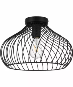 Lampani Staverton Plafondi Musta