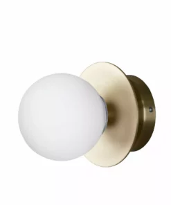 Lampani Art Deco IP44 Seinävalaisin/Kattovalaisin Messinki