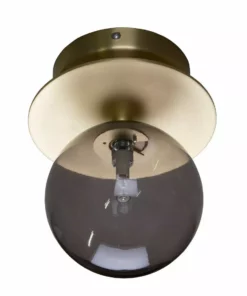 Lampani Art Deco IP44 Seinävalaisin/Kattovalaisin Meripihka 18cm