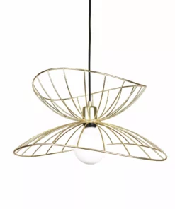 Lampani Ray Harjattu Messinki 45cm Kattovalaisin