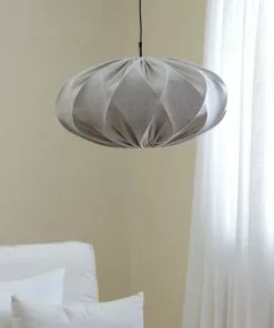 Lampani Twister Ellipse Kattolamppu Pellava Nature -Lampan kauppa hallbergs lampskarmar twister elips taklampa linne natur 3