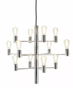 Lampani Manola Kromi 12-Haarainen Hemmennettävä Led Kattovalaisin