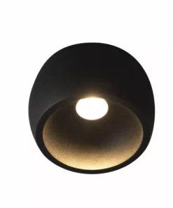 Lampani Globe Surface Alasvalo 12cm Musta Tune