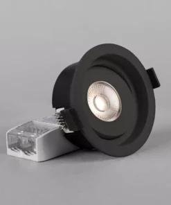 Lampani Level Quick Alasvalo Musta 3000K