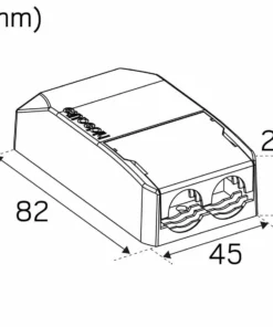 Lampani Level Quick Alasvalo Musta 3000K -Lampan kauppa hidealite level quick iso svart 3000k 5