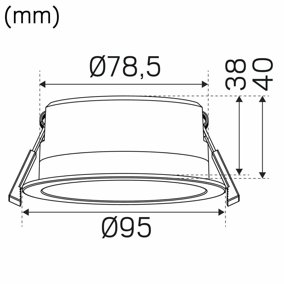 Level Quick Alasvalo Valkoinen 3000K Lampani Level Quick Alasvalo Valkoinen 3000K -Lampan kauppa hidealite level quick iso vit 3000k 5