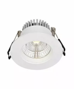 Lampani Ares Valkoinen LED/Himmennettävä 1-P IP 44 Alasvalo