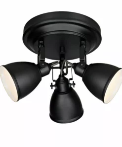 Lampani Fjällbacka Musta 3×E14 Kattokohdevalaisin