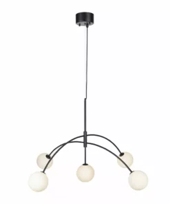 Lampani Heaven Musta/Opaali 117cm Kattovalaisin