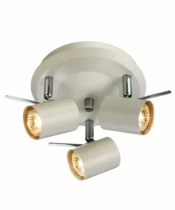 Lampani Hyssna Valkoinen 3-os. LED IP 21 Kattokohdevalaisin