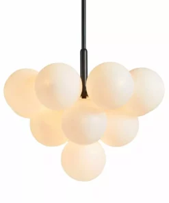 Lampani Merlot Riippuvalaisimet Musta 56cm