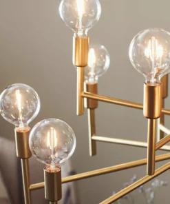 Lampani Regent Kattokruunu 72cm Kulta 2 Lampani Regent Kattokruunu 72cm Kulta -Lampan kauppa markslojd regent takkrona 72cm guldfargad 3