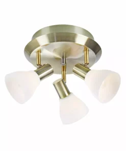 Lampani Vero Antiikki/Opaali 3L Kattovalaisin