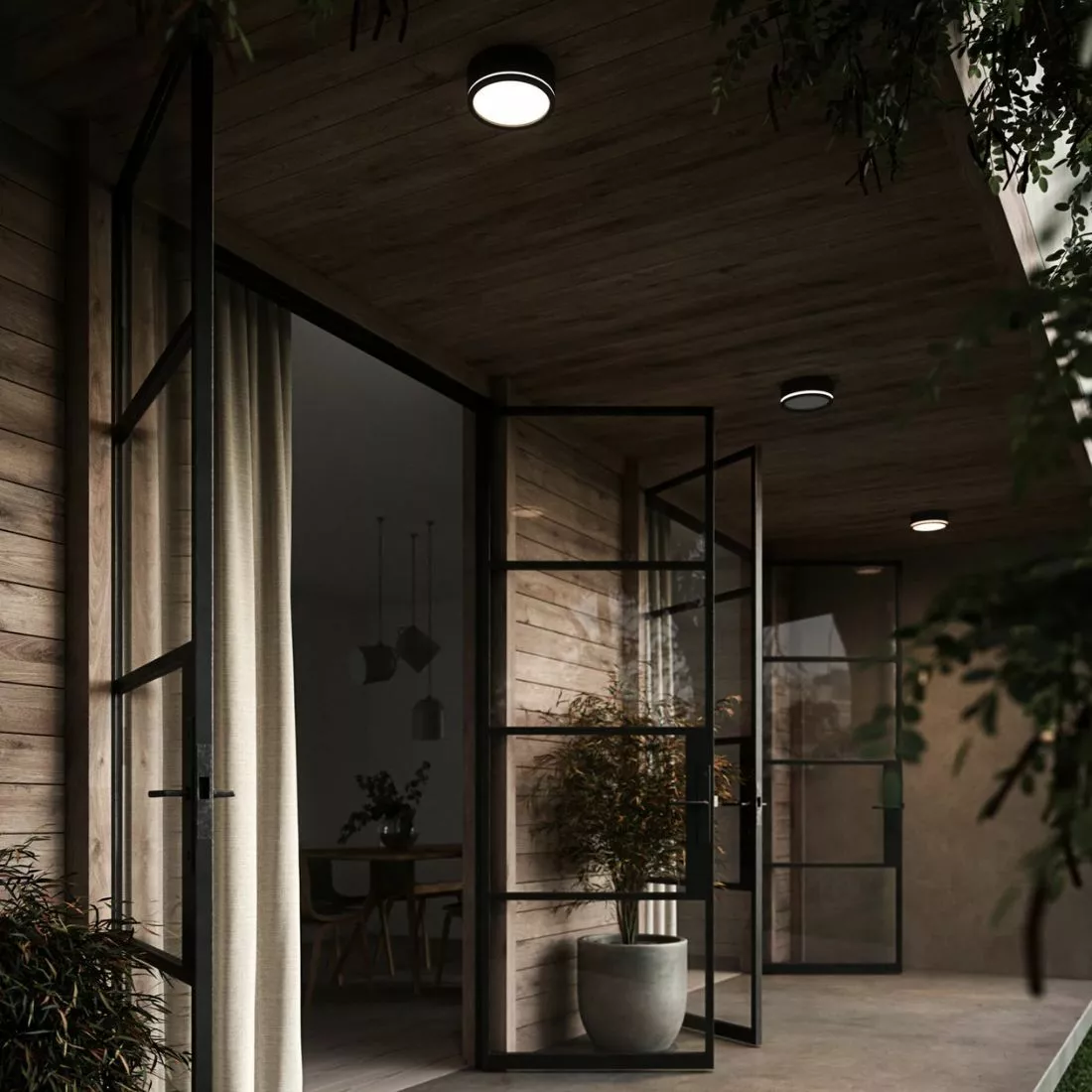 Ava Smart Taklampa Svart Lampani Ava Smart Taklampa Svart -Lampan kauppa nordlux ava svart smart takvagglampa 6