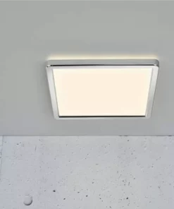 Lampani Oja Katto Kromi 29cm IP54 -Lampan kauppa nordlux oja square plafond 29cm 30004000k ip54 krom 3