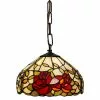 Lampani Ruusu Tiffany 25cm Kattovalaisin