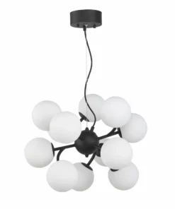 Lampani Como Kattovalaisin 50cm Musta