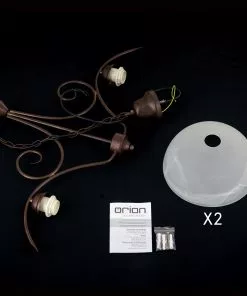 Orion 2-lamp. JANA-riippuvalaisin Alabasterilasia -Lampan kauppa 2 lamp jana riippuvalaisin alabasterilasia 6