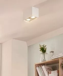 Arcchio 2-lamp. Pinta-asennettava Downlight Carson, Valk.