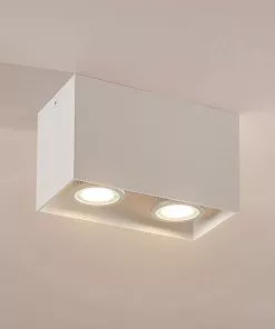 Arcchio 2-lamp. Pinta-asennettava Downlight Carson, Valk. -Lampan kauppa 2 lamp pinta asennettava downlight carson valk 6