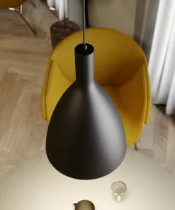 Arcchio Arthuria -riippuvalo, 1-lamp., Musta -Lampan kauppa arcchio arthuria riippuvalo 1 lamp musta 2