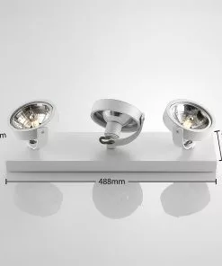 Arcchio Dagur -kattospotti, 2-lamp., Valkoinen -Lampan kauppa arcchio dagur kattospotti 2 lamp valkoinen 2