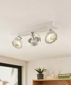 Arcchio Dagur -kattospotti, 2-lamp., Valkoinen