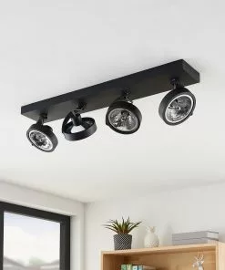 Arcchio Dagur -kattovalo, 4-lamp., Musta -Lampan kauppa arcchio dagur kattovalo 4 lamp musta 3