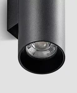 Arcchio Dilana -seinävalo, Pyöreä, 2-lamp., Musta -Lampan kauppa arcchio dilana seinaevalo pyoereae 2 lamp musta 6