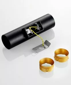 Arcchio Dilana -seinävalo, Pyöreä, 2-lamp., Musta -Lampan kauppa arcchio dilana seinaevalo pyoereae 2 lamp musta 7