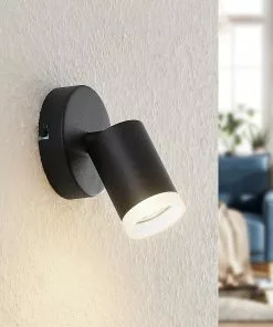 Arcchio Efilius-kattospotti Pyöreä Musta 1-lamp. 2 Arcchio Efilius-kattospotti Pyöreä Musta 1-lamp. -Lampan kauppa arcchio efilius kattospotti pyoereae musta 1 lamp 2