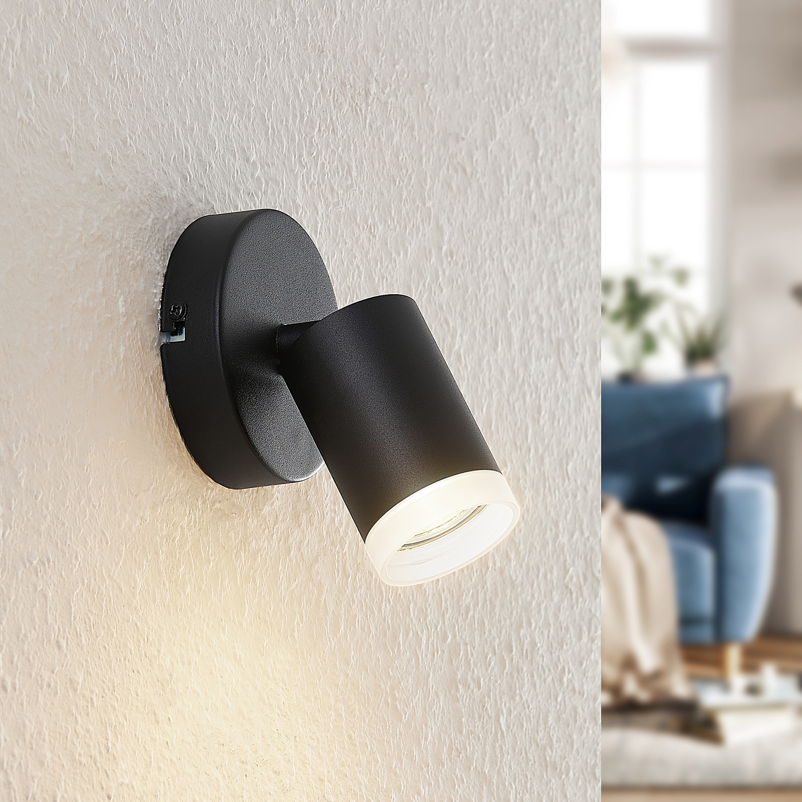 Arcchio Efilius-kattospotti pyöreä musta 1-lamp. Arcchio Efilius-kattospotti Pyöreä Musta 1-lamp. -Lampan kauppa arcchio efilius kattospotti pyoereae musta 1 lamp 2