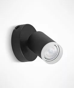 Arcchio Efilius-kattospotti Pyöreä Musta 1-lamp. 6 Arcchio Efilius-kattospotti Pyöreä Musta 1-lamp. -Lampan kauppa arcchio efilius kattospotti pyoereae musta 1 lamp 6