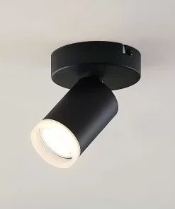 Arcchio Efilius-kattospotti Pyöreä Musta 1-lamp. 8 Arcchio Efilius-kattospotti Pyöreä Musta 1-lamp. -Lampan kauppa arcchio efilius kattospotti pyoereae musta 1 lamp 8