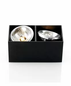 Arcchio Jarle -kattovalaisin, 2-lamp., Musta -Lampan kauppa arcchio jarle kattovalaisin 2 lamp musta 4