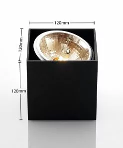 Arcchio Jarle -kattovalo, 1-lamp., Musta 2 Arcchio Jarle -kattovalo, 1-lamp., Musta -Lampan kauppa arcchio jarle kattovalo 1 lamp musta 2