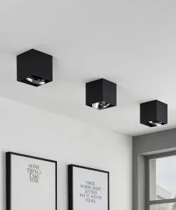 Arcchio Jarle -kattovalo, 1-lamp., Musta 3 Arcchio Jarle -kattovalo, 1-lamp., Musta -Lampan kauppa arcchio jarle kattovalo 1 lamp musta 3