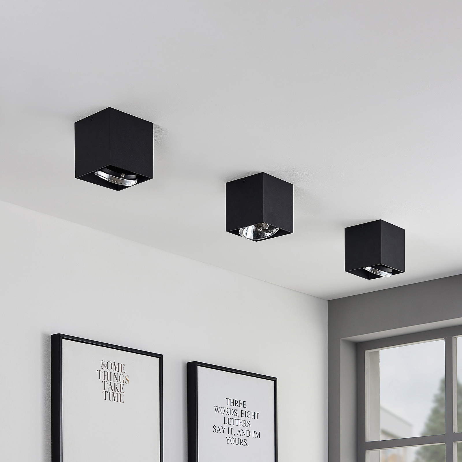 Arcchio Jarle -kattovalo, 1-lamp., musta Arcchio Jarle -kattovalo, 1-lamp., Musta -Lampan kauppa arcchio jarle kattovalo 1 lamp musta 3