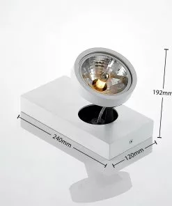 Arcchio Jorvin -kattospotti, 1-lamp., Valkoinen 2 Arcchio Jorvin -kattospotti, 1-lamp., Valkoinen -Lampan kauppa arcchio jorvin kattospotti 1 lamp valkoinen 2