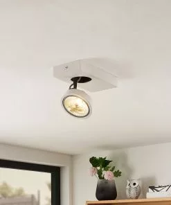 Arcchio Jorvin -kattospotti, 1-lamp., Valkoinen