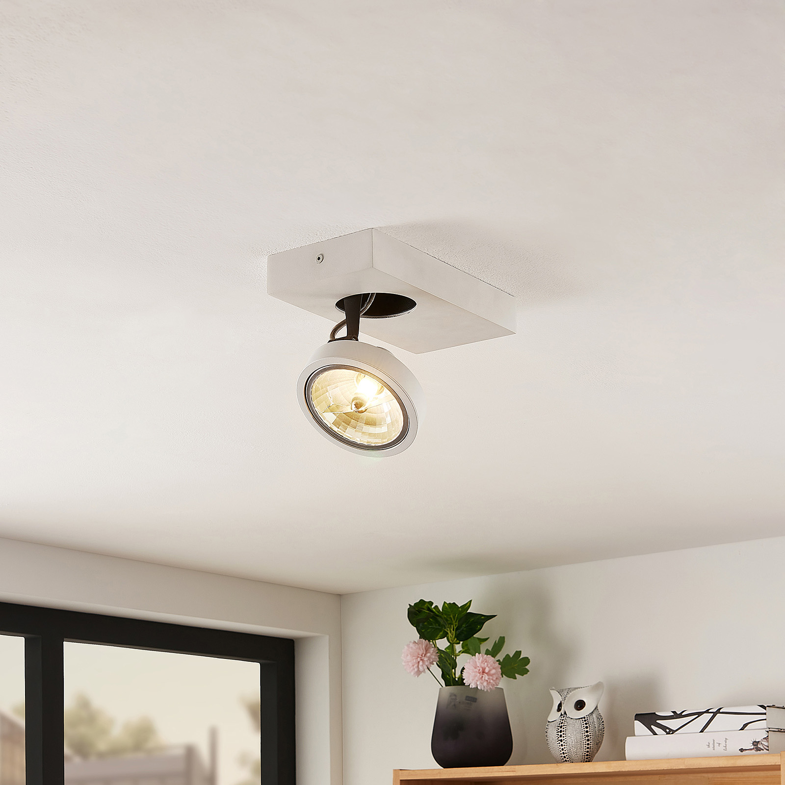 Arcchio Jorvin -kattospotti, 1-lamp., valkoinen Arcchio Jorvin -kattospotti, 1-lamp., Valkoinen -Lampan kauppa arcchio jorvin kattospotti 1 lamp valkoinen